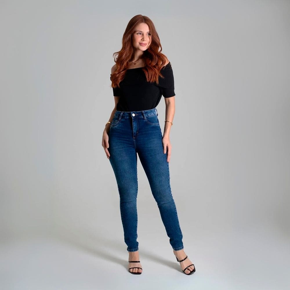 Calça Feminina Jeans Sawary Levanta Bumbum