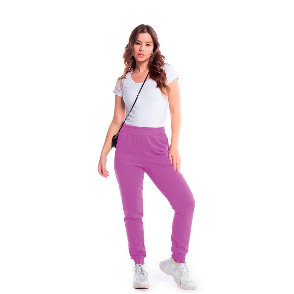 Calça Moletom Feminina Jogger