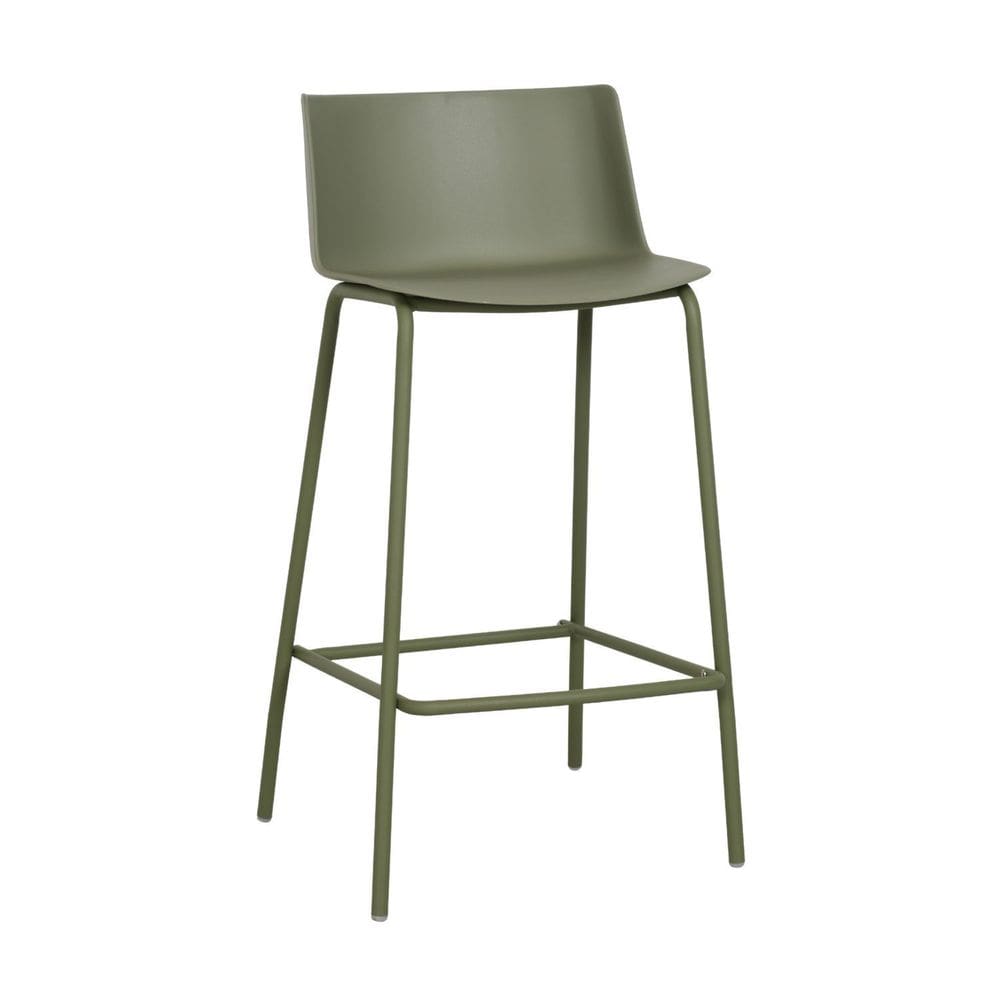 Banqueta Média para Cozinha Ipanema Verde Aloe