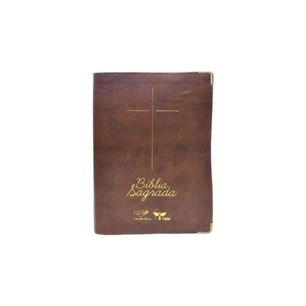 Bíblia - Capa Luxo Marrom - Coedição Cnbb