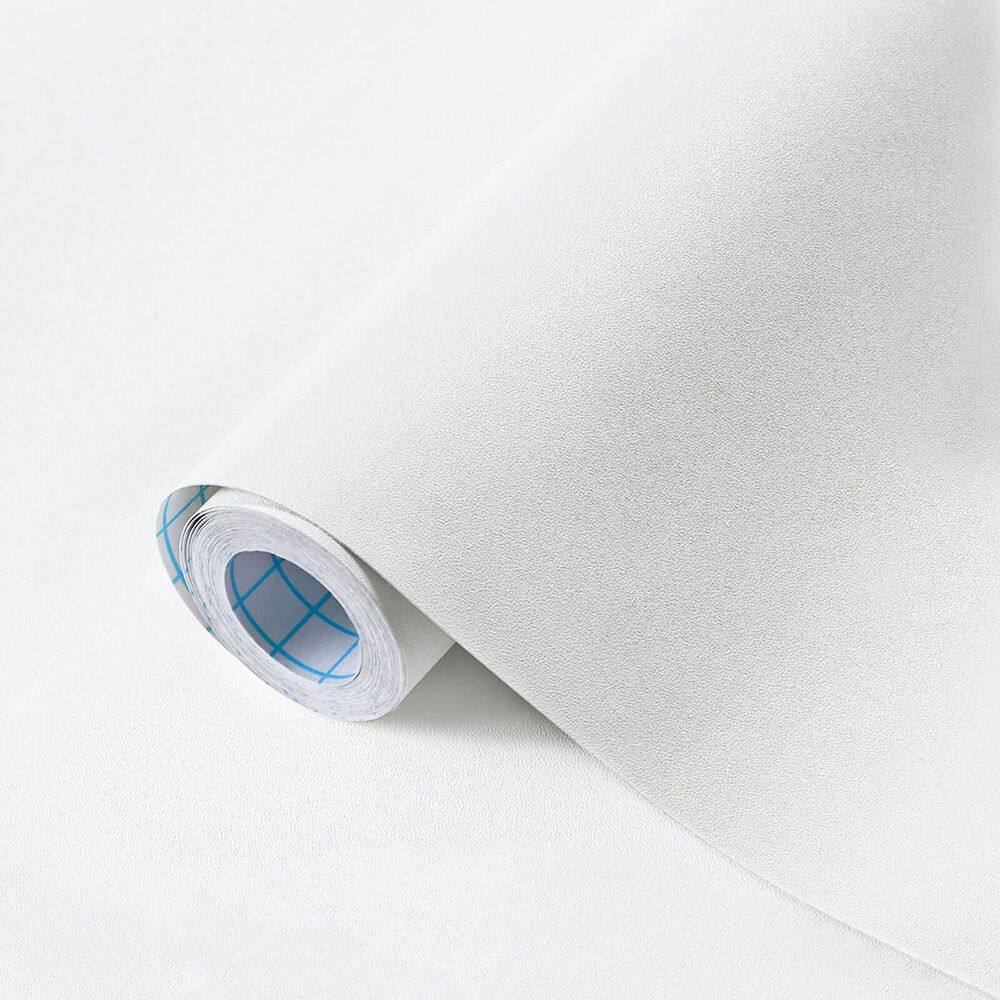 Papel de parede Heroad Peel and Stick branco fosco 60 cm x 10 m