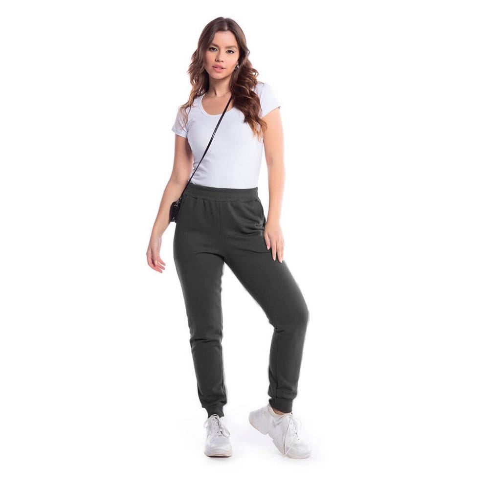 Calça Moletom Feminina Jogger