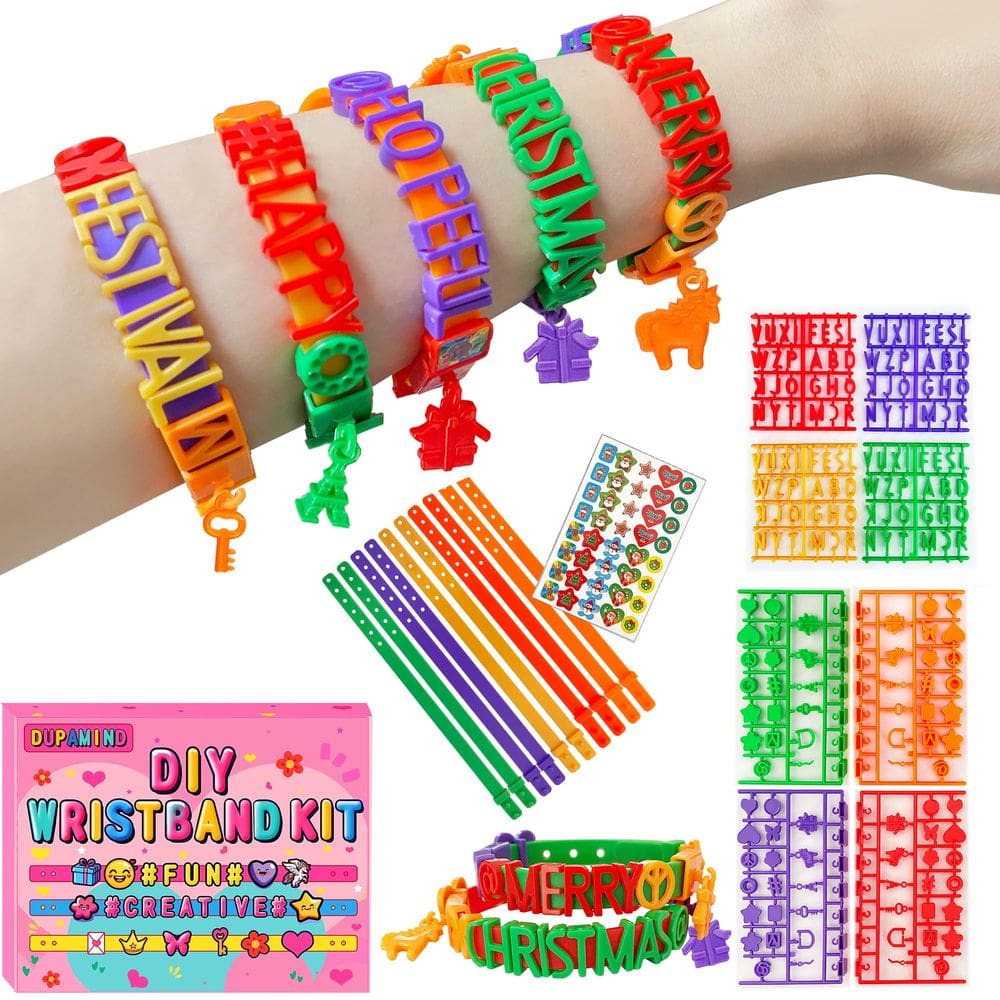 Kits de arte e artesanato para crianças: pulseira Friendship Making Dupamind