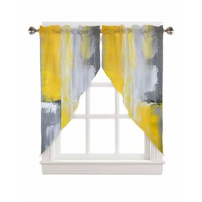Cortina Valance AYTTBIS Arte Abstrata Graffiti para Windows 71x91cm