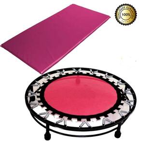 Mini Jump Rosa + Colchonete - Cama Elástica | Academias