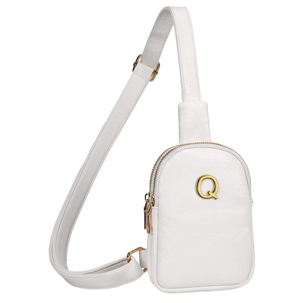 Bolsa tiracolo pequena Freesya Initial para celular feminina