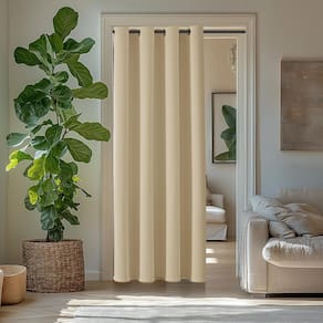 Cortinas Blackout ChrisDowa Biscotti Beige 86x203cm 1 painel