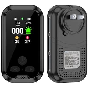 Detector de monóxido de carbono e gerenciamento de alarme de gás combustível