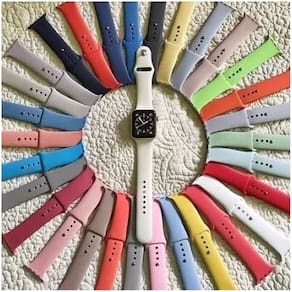 Pulseira de silicone para Smartwatch 42mm 44mm 45mm 49mm pulseira borracha smartwatch