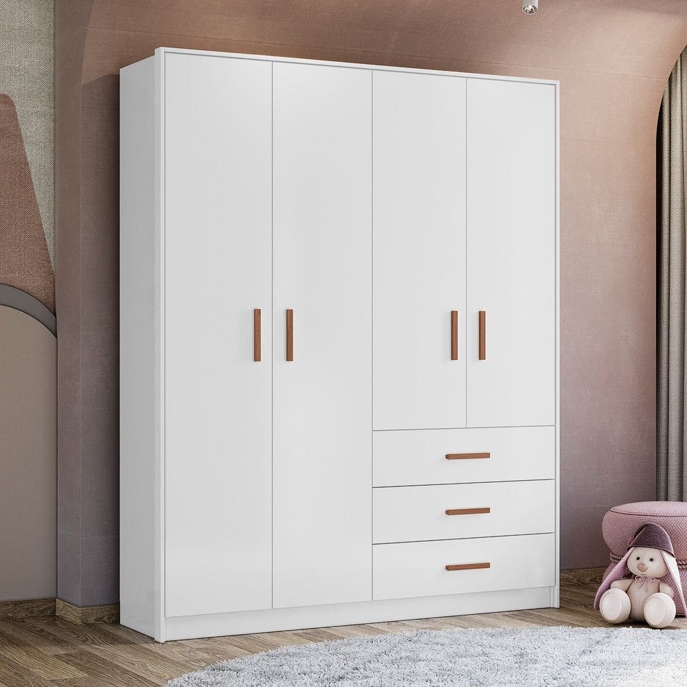 Roupeiro Pérola Branco Peternella Móveis