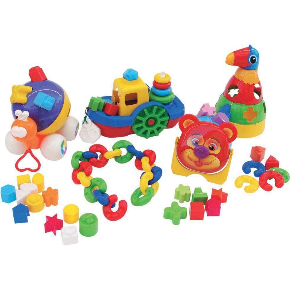 Brinquedo Kit Baby Didáticos 66 Peças Plastico - Jotplay