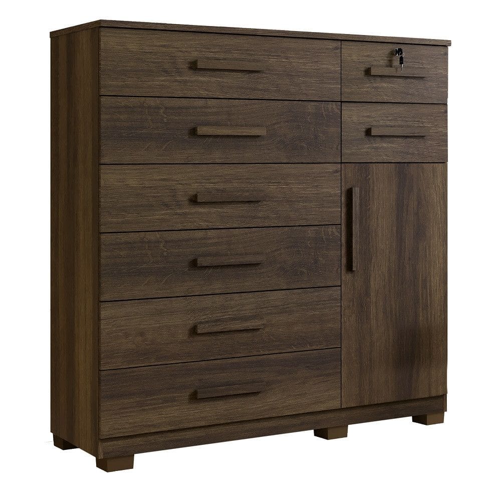 Cômoda Pernambuco 8 Gavetas 1 Porta Com Sapateira - Benetil