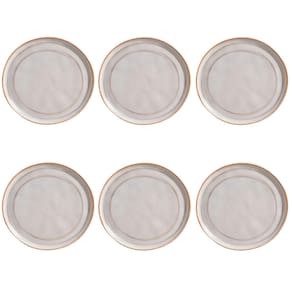 Conjunto de Pratos Rasos 06 Peças Bio Tempus Porto Brasil