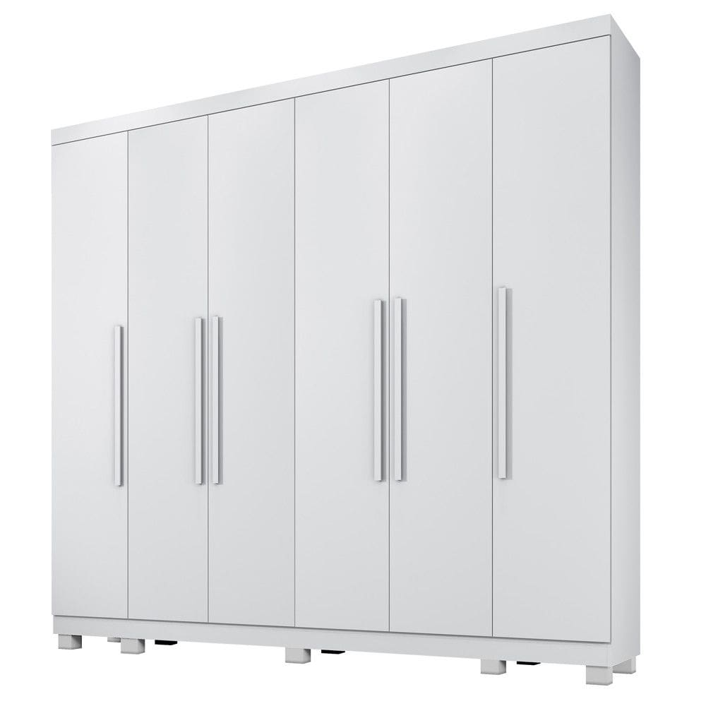 Guarda Roupa Atlanta 6 Portas 6 Gavetas 12 Prateleiras - Benetil