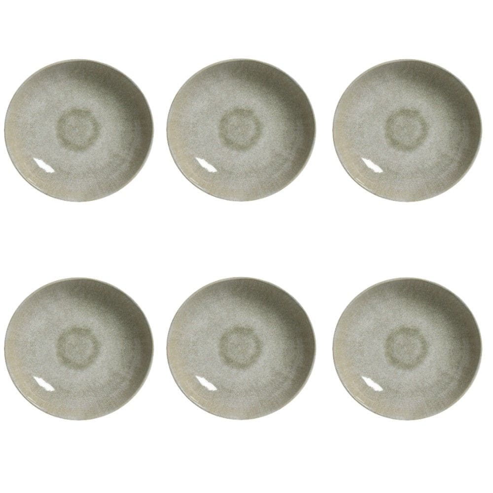 Conjunto de Pratos Fundos 06 Peças Bio Moss Porto Brasil