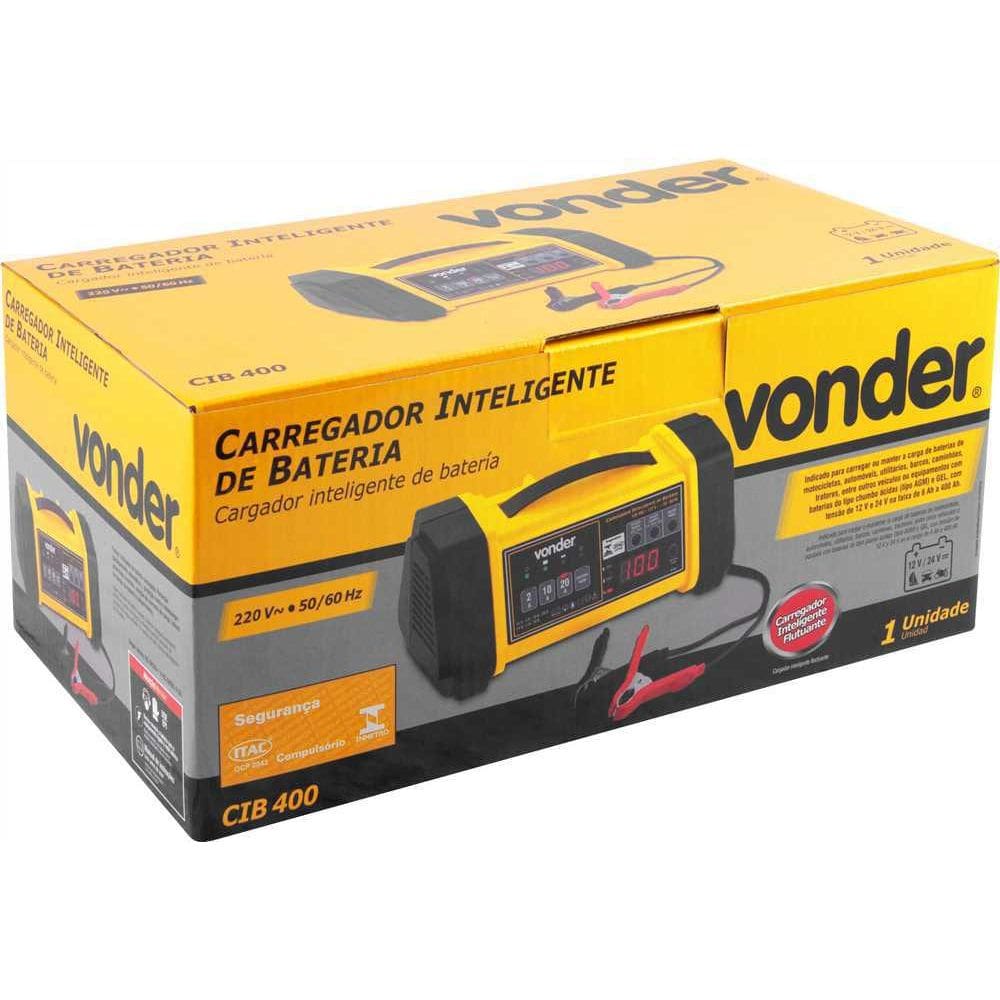 Carregador De Bateria Inteligente 220V Vonder
