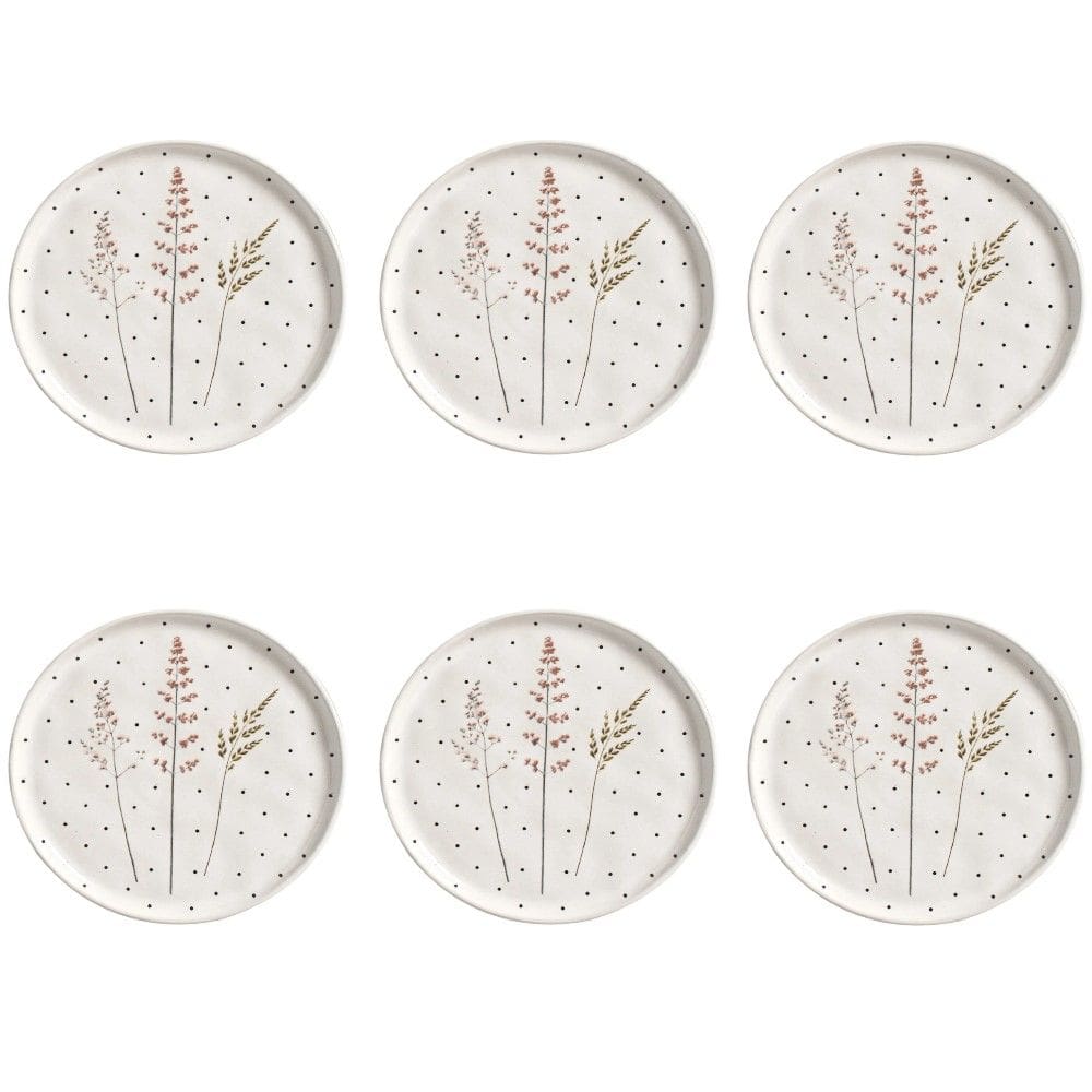 Conjunto de Pratos de Sobremesa 06 Peças Bio Floralis Porto Brasil