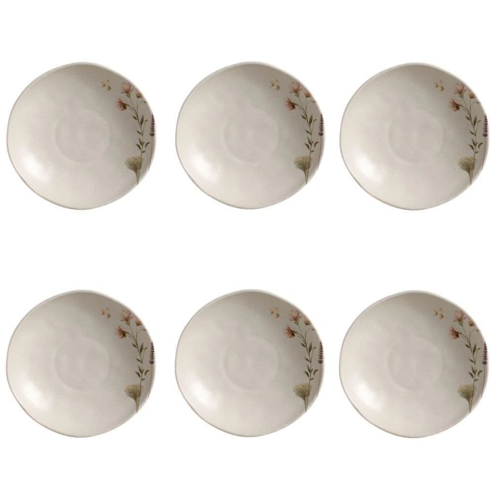 Conjunto de Pratos Fundos 06 Peças Orgânico Lavanda Porto Brasil
