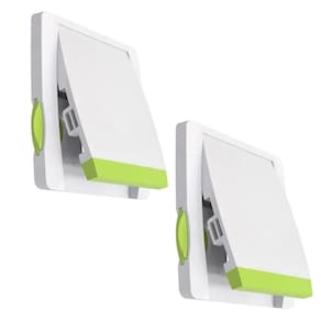 Trava de Segurança para Porta Janela Deslizante Kit 2 Unidades Protege Bebe Criança Pet Porta de Correr Fechadura Bloqueio Guarda Roupa Armario