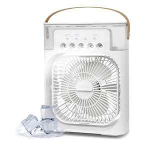 Mini Ar Condicionado Climatizador Ventilador Portátil USB com Luz Led