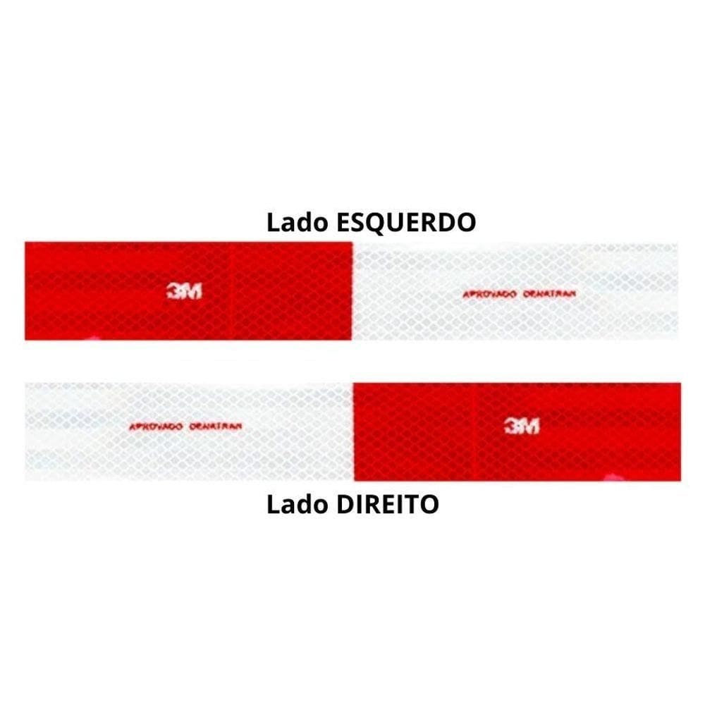 Faixa Refletiva 3m Com 10 Unidades