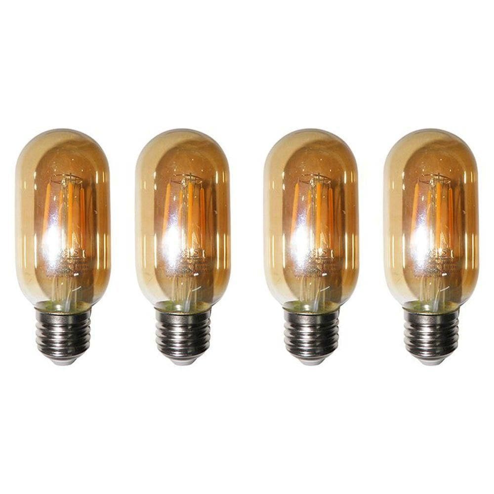Lampadas De Led Kit 4 Multi Filamento 30w Iluminação Bivolt Retro Vintage