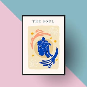 Quadro Arte Matisse - The Soul 24X18Cm - Com Vidro