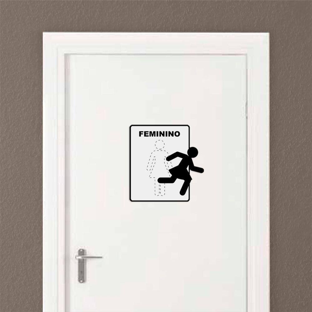 Placa Toilette Feminino