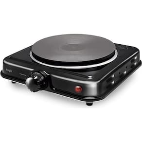 Fogão Elétrico De Mesa 1 Prato 1000W FF01 Single Cook Preto Elgin 220V
