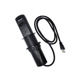 Torre Tomada Automática Embutir Retrátil 1 Tomada + 2 Usb