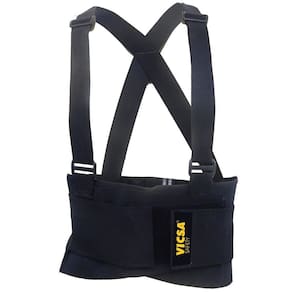 Cinta Ergonomica Lombar Steelpro Vicsa Preta  Tamanho P
