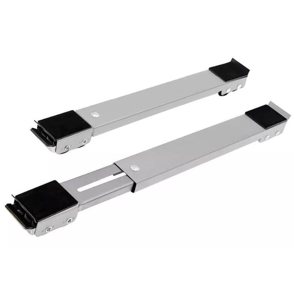 Suporte Base Rodinhas Ajustável Para Geladeira Fogão Máquina