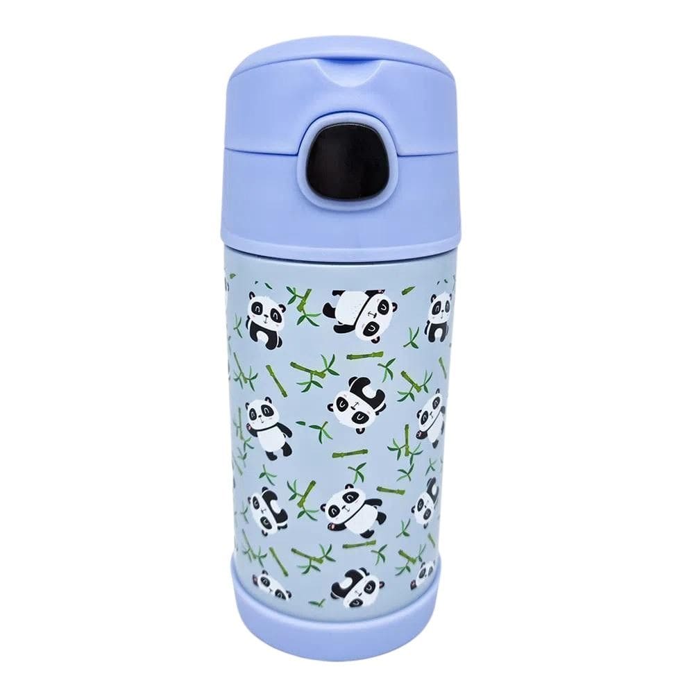 Garrafa Infantil Com Canudo 400Ml Panda Zc 10072038