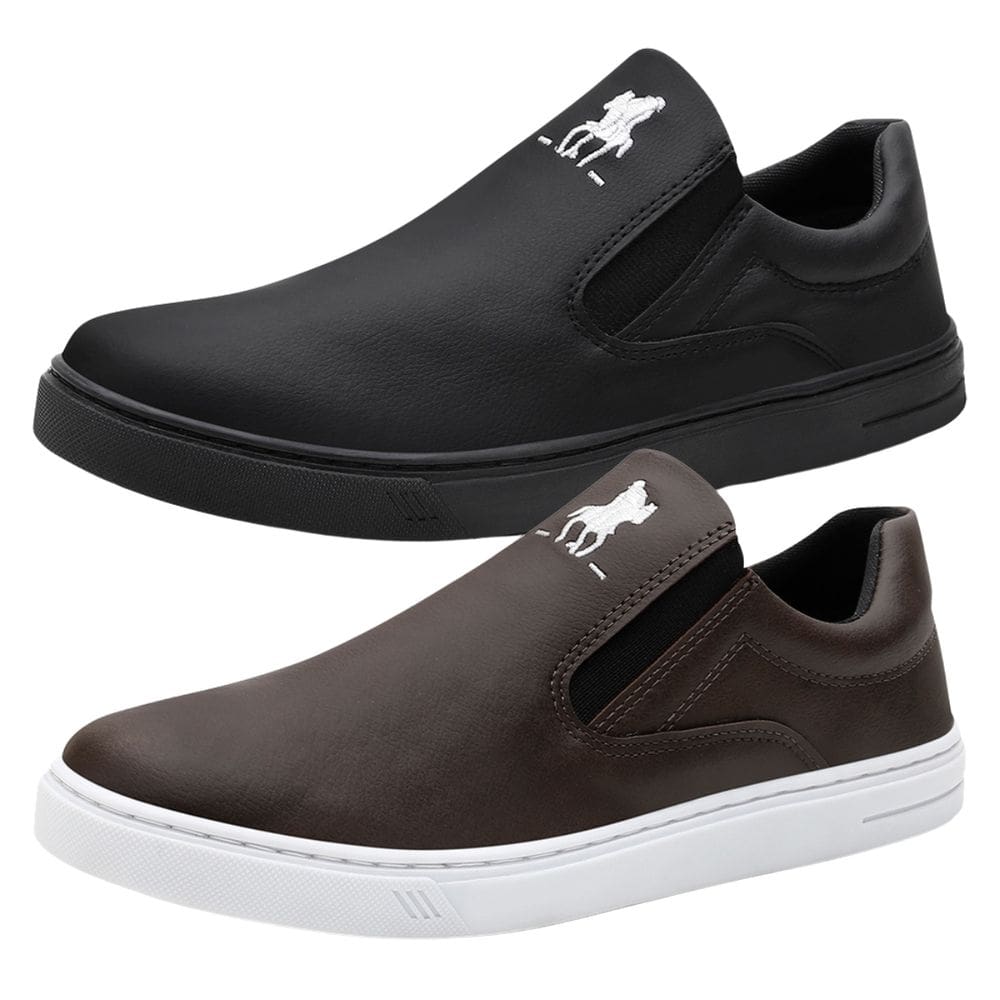Kit Sapatênis Casual Masculino Polo Plus Moderno e Elegante