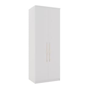 Módulo 2 Portas com Prateleiras 236cm X 87,3cm Decor Branco
