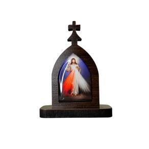 Mini Capela de Jesus Misericordioso em MDF 7cm