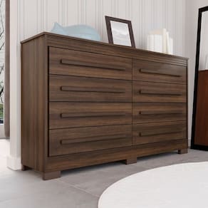 Cômoda para Quarto 8 Gavetas Diamante Expresso Móveis Imbuia