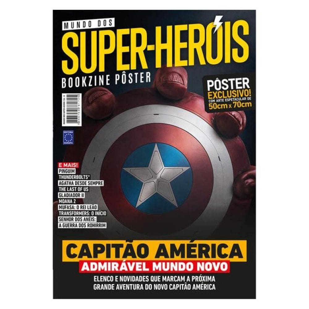 Superpôster Mundo Dos Super-Heróis - Capitão América: Admirável Mundo Novo