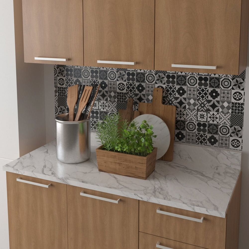 Tampo para Balcão 120x52 Cm Mármore Cz Branco