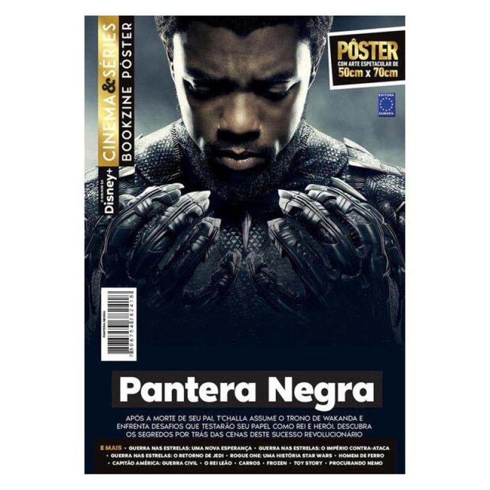 Pantera Negra - Arte B - Superpôster Cinema E Séries