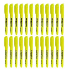 Marca Texto MP612 Amarelo Neon 24 Unidades - Masterprint