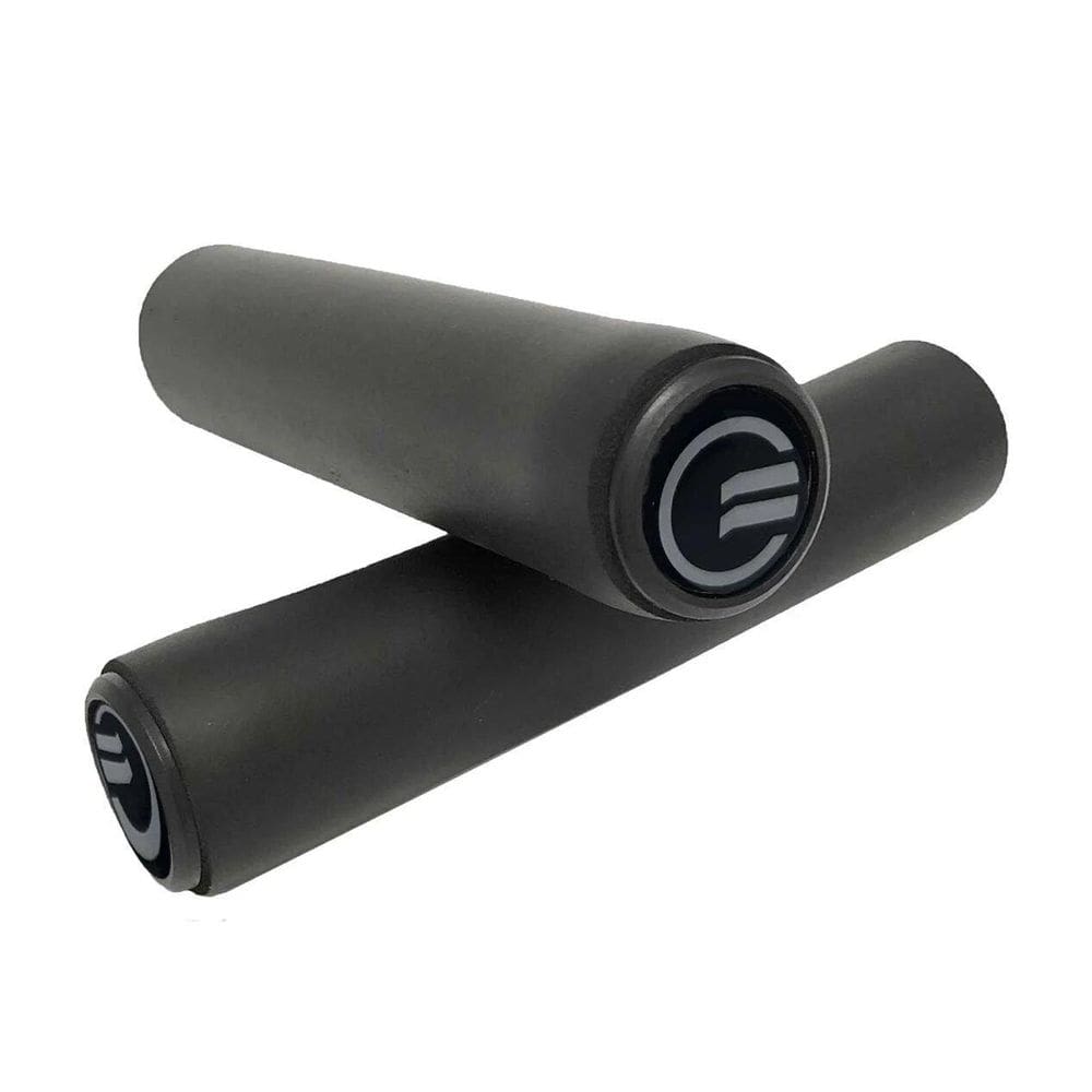 Par Manopla Bike Bicicleta Mtb Silicone Preta 130Mm Com Plug