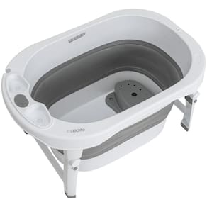 Banheira Ofurô Infantil Kiddo Oyster+ Cinza Dobrável