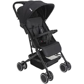 Carrinho de Passeio Bebê Mascote Kiddo Whoop Portátil Preto