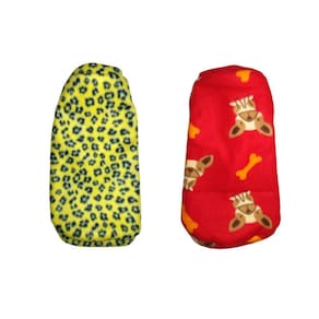 Kit 2 Roupas Cães - Suéter De Inverno Gg Vermelho e Amarelo