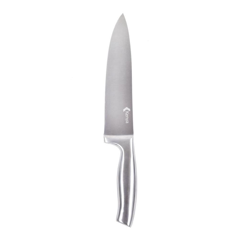 Faca Do Chef Aço Inox 24cm Kenya Prata