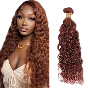 Pacotes de cabelo HuxoWax Water Wave Brazilian Virgin #33 30cm