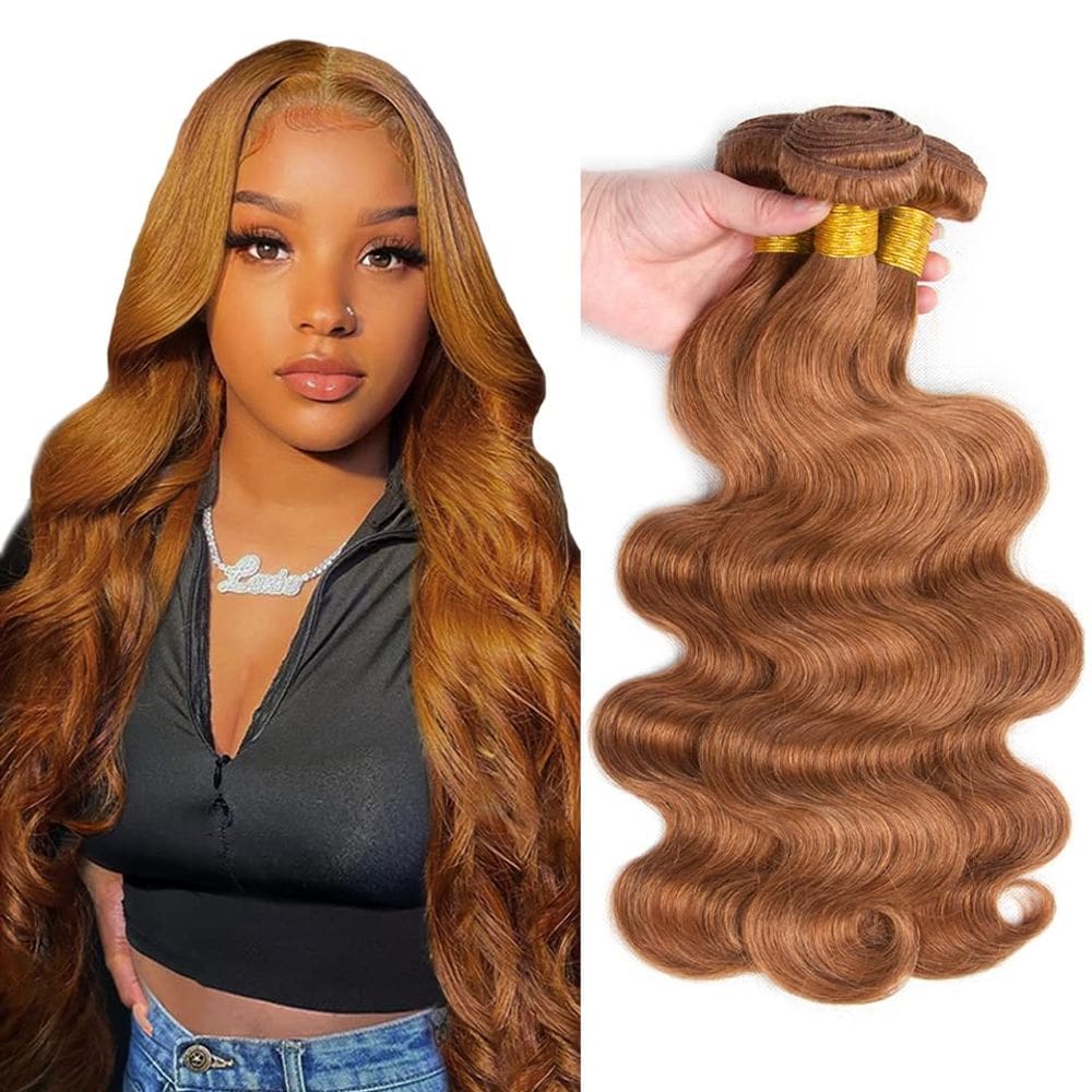 Pacotes de cabelo DiexRlamx Color #30 Body Wave 50-60cm Brown