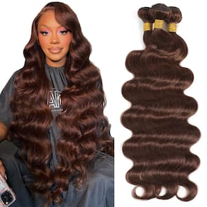 Pacotes de cabelo FULFILDRM Body Wave Chocolate Brown 35-45cm