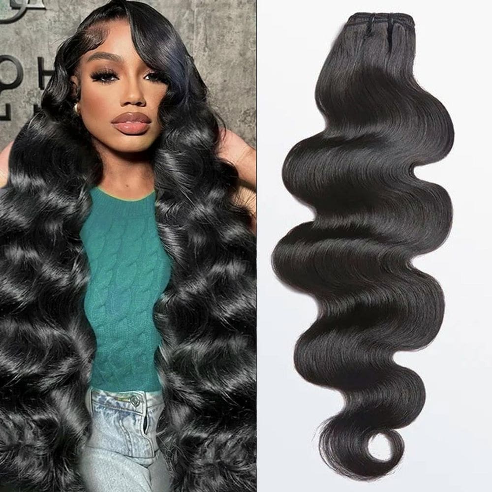 Pacotes de cabelo Tailill Body Wave 100% Brazilian Virgin 28cm